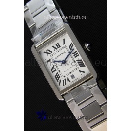 Cartier Tank Solo Swiss Automatic Watch in Leather Strap 31MM Wide 