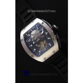 Richard Mille RM001 Evolution Tourbillon Swiss Replica Watch with Brushed Steel Case