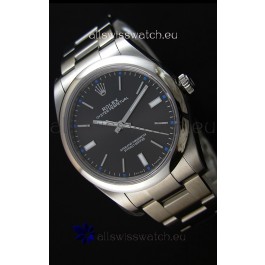 Rolex Oyster Perpetual Cal.3132 Movement Swiss Black Dial Oyster Strap - Ultimate 904L Steel Watch 