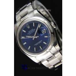 Rolex Datejust 36MM Cal.3135 Movement Swiss Replica Blue Dial Oyster Strap - Ultimate 904L Steel Watch 