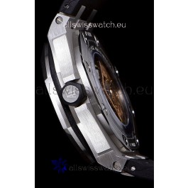Audemars Piguet Royal Oak Diver Swiss Replica Watch Black Dial 1:1 Quality 3120 Movement 904L Steel 
