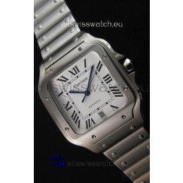 Cartier Santos De Cartier 1:1 Mirror Replica - 36MM Stainless Steel Watch 