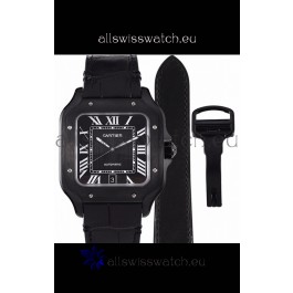 Cartier "Santos De Cartier" Mens XL 1:1 Mirror Replica Watch in PVD Coated Casing
