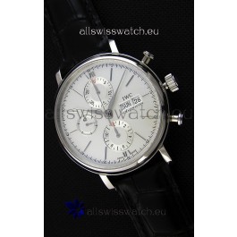 IWC Portofino Chronograph IW391007 White Dial 1:1 Mirror Replica Watch 