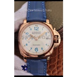 Panerai Luminor DUE PAM756 Edition 1:1 Mirror Swiss Replica Watch in Rose Gold Casing 42MM