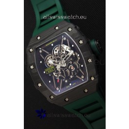 Richard Mille RM35-02 Rafael Nadal Forged Carbon Case with Green Strap 