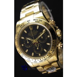Rolex Cosmograph Daytona 116528 Yellow Gold Original Cal.4130 Movement - Improved Ultimate 904L Steel Watch