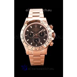 Rolex Daytona 116505 Rose Gold Original Cal.4130 Movement - 1:1 Mirror 904L Steel Watch