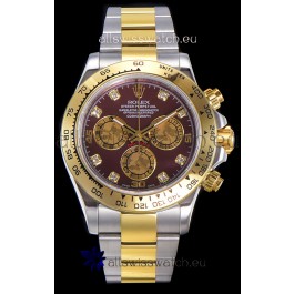 Rolex Daytona Two Tone Yellow Gold Original Cal.4130 Movement - 1:1 Mirror 904L Steel Watch