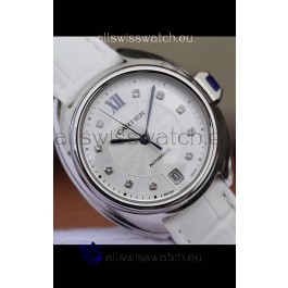 Cle De Cartier Automatic Swiss Replica Watch in Steel Casing - 35MM