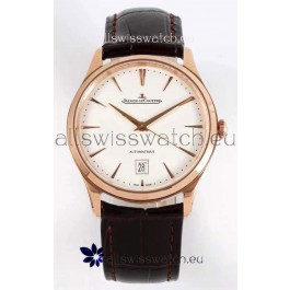 Jaeger LeCoultre Master Ultra Thin Rose Gold Swiss 1:1 Mirror Replica Watch