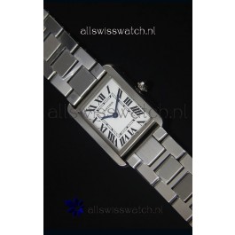 Cartier Tank Solo Swiss Quartz Watch in Steel Strap 28MM Wide 