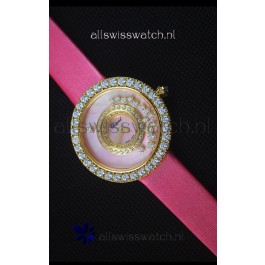 Chopard Happy Dreams 36MM in Pink Dial and Pink Strap