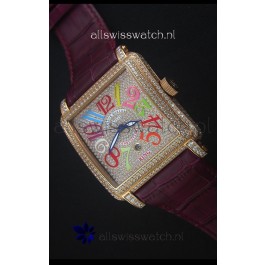 Franck Muller Conquistador King Automatic Crazy Colors Swiss Replica Watch 