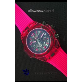 Hublot Big Bang Unico Red Sapphire Quartz Replica Watch 45MM