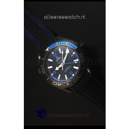 Omega Seamaster Planet Ocean Deep Black Blue GMT 1:1 Edition Swiss Replica Watch