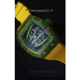 Richard Mille RM059 Yohan Blake Edition Swiss Replica Watch in Green Bezel