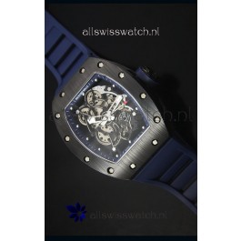 Richard Mille RM055 Ceramic Case Watch in Blue Inner Bezel