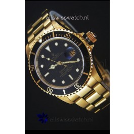 Rolex Submariner 16618 Gold Replica 1:1 Watch with Swiss 3135 Movement