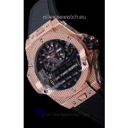 Hublot Big Bang MP-11 Power Reserve 3D Gold Carbon Replica Watch