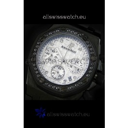 Audemars Piguet Royal Oak Offshore Lady Alinghi Swiss Watch in White Dial