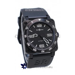 Bell and Ross BR 03 Type Aviation Carbon Swiss Automatic Watch