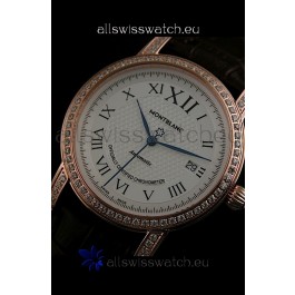 Mont Blanc Swiss Automatic Watch in Rose Gold