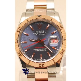 Rolex Datejust Turn O Graph Swiss Rose Gold Watch