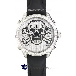 Jacob & Co. The Five Time Zone Skeleton Swiss Replica Watch in Diamonds