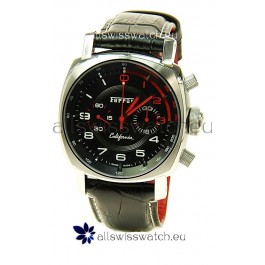 Ferrari by Panerai California Chronograph Swiss Replica Watch in Black Dial
