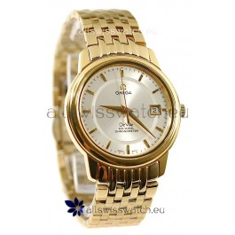 Omega Co-Axial Deville Japanese Gold Watch
