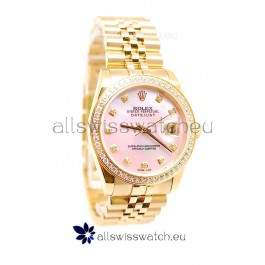 Rolex Datejust 2011 Edition Japanese Replica Gold Watch