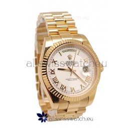 Rolex Day Date II Gold Japanese Replica Watch