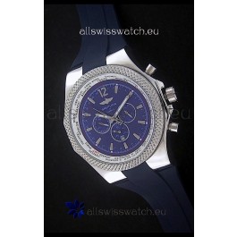 Breitling Bentley Chronograph Japanese Replica Watch in Blue Dial