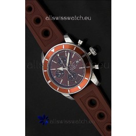 Breitling Superocean Swiss Replica Watch in Brown Dial