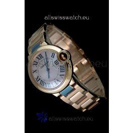 Cartier Balon de Swiss Replica Watch in Pink Dial
