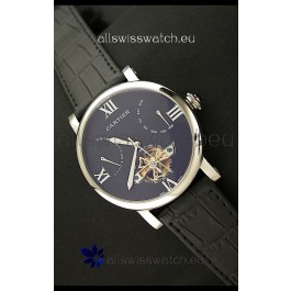 Cartier Calibre de Swiss Tourbillon Steel Watch