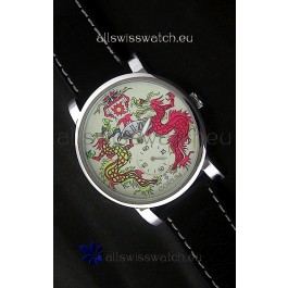 Corum Imitation Ceramics Japanese Replica Watch in White Dial