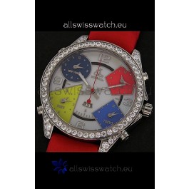 Five Time Zones Jacob&Co. Watch in Multicolour Dial