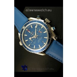 Omega Seamaster The Planet Ocean Japanese Replica Watch in Blue