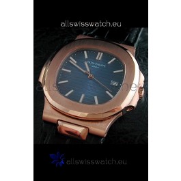 Patek Philippe Geneve Nautilus Swiss Watch in Rose Gold Casing