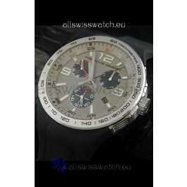Porsche Design Flat Six P'6320 Japanese Watch in Grey Dial