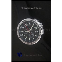 Porsche Design Flat Six P'6320 Japanese Watch in Black