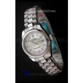 Rolex Datejust Oyster Perpetual Superlative ChronoMeter Swiss Steel Watch 