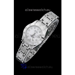 Rolex Datejust Ladies Japanese Replica Ladies Watch in Diamond Markers