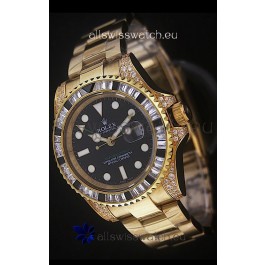 Rolex GMT Master II Swiss Replica Gold Watch
