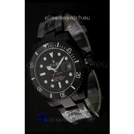 Rolex Submariner Pro Hunter Japanese PVD Watch in Black Carbon Dial