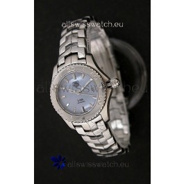 Tag Heuer Link Swiss Ladies Watch in Mother of Pearl Blue Dial