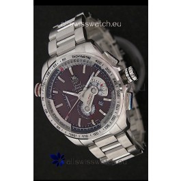 Tag Heuer Grand Carrera Calibre 36  Swiss Chronograph Watch in Brown Dial