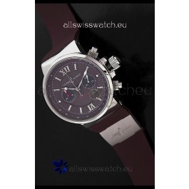 Ulysse Nardin UN No.250 Swiss Automatic Watch in Chocolate Dial